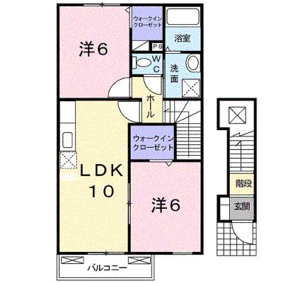 カーサプラシードＡ 202【管理NO：1-017118701-02020】 ★家具家電は申し込み後に搬入します 2026年08月上旬入居可能の外観画像