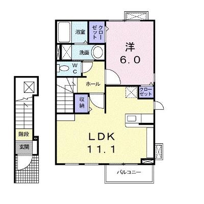 クラール・ブリーゼ 204【管理NO：1-017002701-02040】 ★家具家電は申し込み後に搬入します 2026年07月上旬入居可能の外観画像