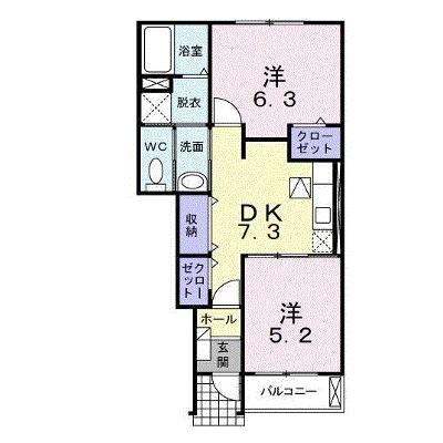 クラシオンＢ 102【管理NO：1-015855902-01020】 ★家具家電は申し込み後に搬入します★ ★2026年10月上旬入居可能★の外観画像