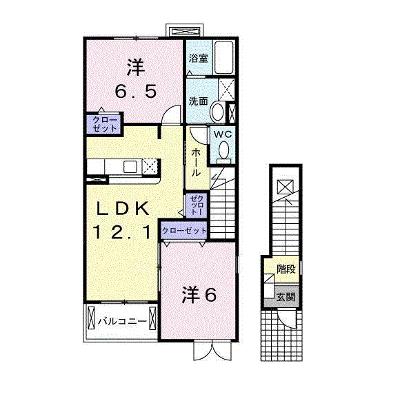 ギラソールＡ 203【管理NO：1-014567801-02030】 ★家具家電は申し込み後に搬入します 2026年08月上旬入居可能の外観画像