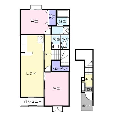 アルモニーヒルズＢ 202【管理NO：1-013303802-02020】 ★家具家電は申し込み後に搬入します 2026年07月中旬入居可能の外観画像