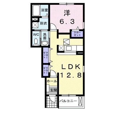 グリーチネＡ 102【管理NO：1-013106001-01020】 ★家具家電は申し込み後に搬入しますの外観画像