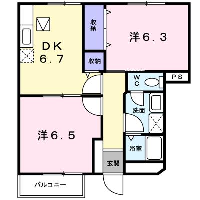 プリムヴェールＡ 102【管理NO：1-007889901-01020】 ★家具家電は申し込み後に搬入します 2026年07月下旬入居可能の外観画像