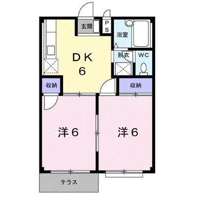 エルディム・福島Ｂ 102【管理NO：1-003146701-01020】 ★家具家電は申し込み後に搬入します★の外観画像