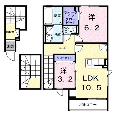 プロムナード・Ｋ 302【管理NO：1-028621401-03020】 ★家具家電は申し込み後に搬入します 2026年08月上旬入居可能の外観画像