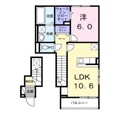 プロムナード・Ｋ 202【管理NO：1-028621401-02020】 ★家具家電は申し込み後に搬入します 2026年08月上旬入居可能の外観画像