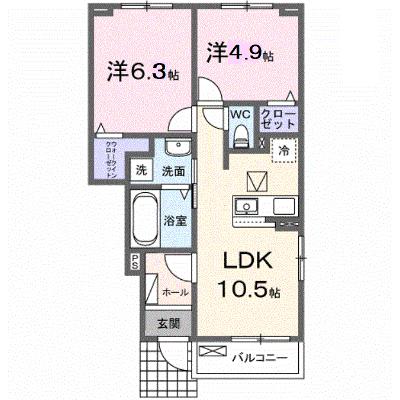 セナ 103【管理NO：1-028337901-01030】 ★家具家電は申し込み後に搬入します 2026年09月上旬入居可能の外観画像