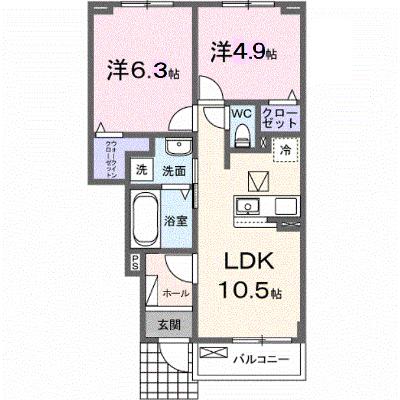 セナ 102【管理NO：1-028337901-01020】 ★家具家電は申し込み後に搬入します 2026年09月上旬入居可能の外観画像
