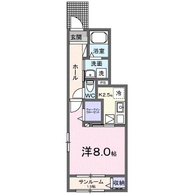サウスアルモニー 103【管理NO：1-028224601-01030】 ★家具家電は申し込み後に搬入します★ ★2026年10月上旬入居可能★の外観画像