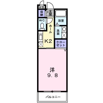 マンションあかやま 205【管理NO：1-013940101-02050】 ★家具家電は申し込み後に搬入します★ ★2026年09月中旬入居可能★の外観画像
