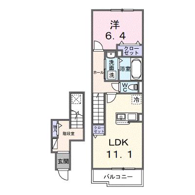 ベル　ソーレ　メゾン 203【管理NO：1-028414601-02030】 ★家具家電は申し込み後に搬入します 2026年09月上旬入居可能の外観画像