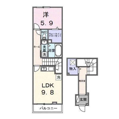 ベル　ソーレ　メゾン 202【管理NO：1-028414601-02020】 ★家具家電は申し込み後に搬入します 2026年09月上旬入居可能の外観画像