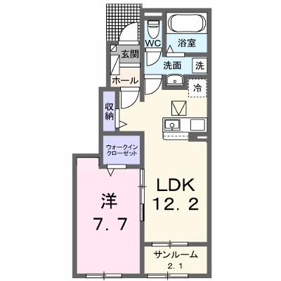 アルカディアⅣ 102【管理NO：1-026895301-01020】 ★家具家電は申し込み後に搬入しますの外観画像