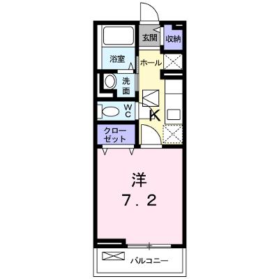 プラシード 102【管理NO：1-016715001-01020】 ★家具家電は申し込み後に搬入します★ ★2026年08月下旬入居可能★の外観画像