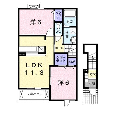ウェストリバー　弐番館 203【管理NO：1-015353201-02030】 ★家具家電は申し込み後に搬入します★ ★2026年11月下旬入居可能★の外観画像