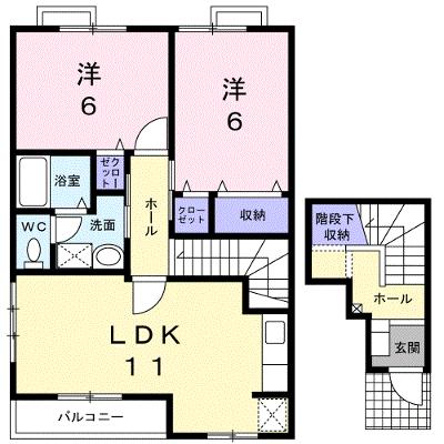 ヴィラ－フロレスタ 201【管理NO：1-011882101-02010】 ★家具家電は申し込み後に搬入しますの外観画像