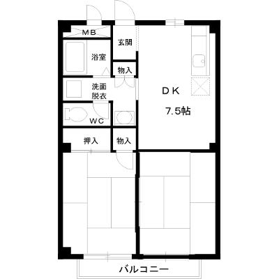 コーポ花影 203【管理NO：1-004337901-02030】 ★家具家電は申し込み後に搬入します 2026年07月下旬入居可能の外観画像