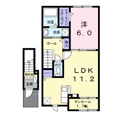 アナベル 203【管理NO：1-027749801-02030】 ★家具家電は申し込み後に搬入しますの外観画像