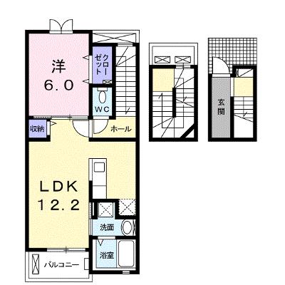 ローランド　ガーデン　Ⅰ 303【管理NO：1-017277201-03030】 2026年07月中旬入居可能の外観画像