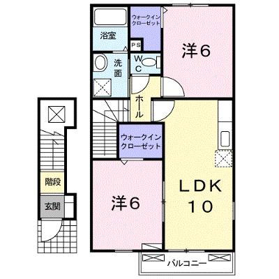 イストワールⅡ 204【管理NO：1-014524102-02040】 ★家具家電は申し込み後に搬入します 2026年07月下旬入居可能の外観画像
