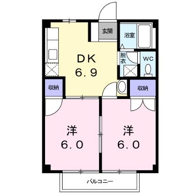 シティハイツ毛呂Ｂ 203【管理NO：1-002971102-02030】 ★家具家電は申し込み後に搬入しますの外観画像