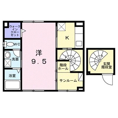 サンシャイン　ヴィラ 202【管理NO：1-028730701-02020】 ★家具家電は申し込み後に搬入します★ ★2026年10月上旬入居可能★の外観画像