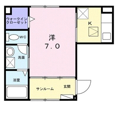 サンシャイン　ヴィラ 102【管理NO：1-028730701-01020】 ★家具家電は申し込み後に搬入します★ ★2026年10月上旬入居可能★の外観画像