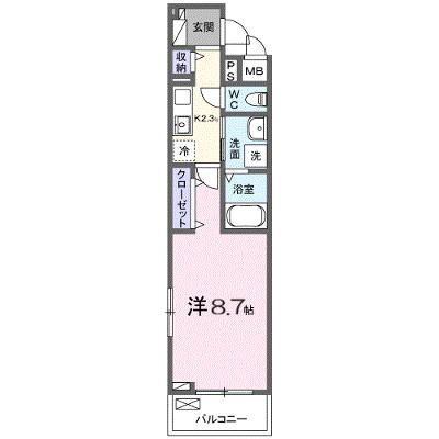 ヒカルサさいたま宮原 205【管理NO：1-028587501-02050】 ★家具家電は申し込み後に搬入します★の外観画像