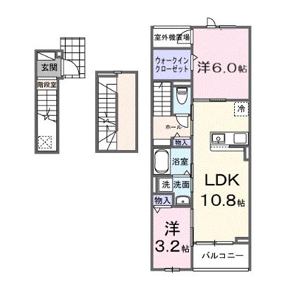ヒカルサ西大宮 302【管理NO：1-028563601-03020】 ★家具家電は申し込み後に搬入します★の外観画像
