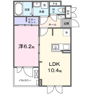 カーサ　ビアンカ　デュエ 201【管理NO：1-028548201-02010】 ★家具家電は申し込み後に搬入します 2026年10月上旬入居可能の外観画像