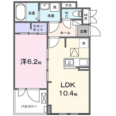 カーサ　ビアンカ　デュエ 101【管理NO：1-028548201-01010】 ★家具家電は申し込み後に搬入します 2026年10月上旬入居可能の外観画像