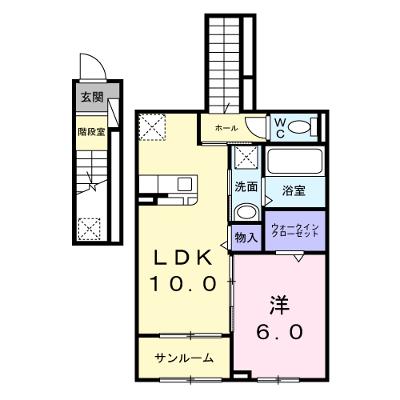 エリオス 206【管理NO：1-028224801-02060】 ★家具家電は申し込み後に搬入します 2026年09月上旬入居可能の外観画像