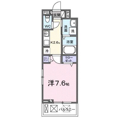 カンパニュール 205【管理NO：1-027542701-02050】 ★家具家電は申し込み後に搬入します★の外観画像