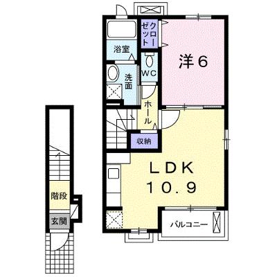 ガーデス 204【管理NO：1-017557401-02040】 ★家具家電は申し込み後に搬入します 2026年07月上旬入居可能の外観画像