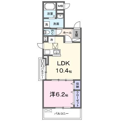 ルノン 102【管理NO：1-028672901-01020】 ★家具家電は申し込み後に搬入します 2026年11月上旬入居可能の外観画像