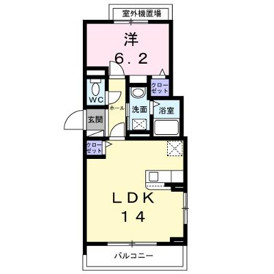 プラシード 201【管理NO：1-028627801-02010】 ★家具家電は申し込み後に搬入します 2026年10月上旬入居可能の外観画像
