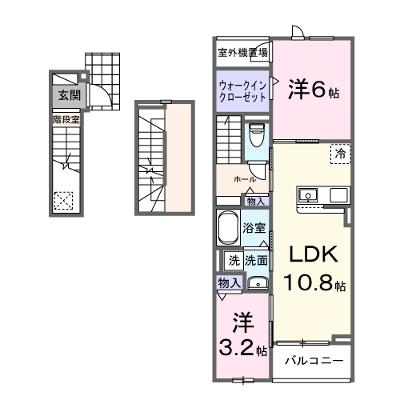 エヴァーガーデン町屋 303【管理NO：1-028600801-03030】 ★家具家電は申し込み後に搬入します★ ★2026年12月上旬入居可能★の外観画像