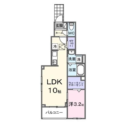 アルテミス 102【管理NO：1-028584501-01020】 ★家具家電は申し込み後に搬入します★ ★2026年10月上旬入居可能★の外観画像