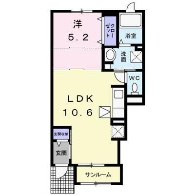 エアリーガーデン 103【管理NO：1-024715601-01030】 ★家具家電は申し込み後に搬入します 2026年08月中旬入居可能の外観画像