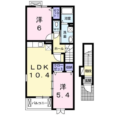 オーシャンヒルⅡ 201【管理NO：1-018034001-02010】 ★家具家電は申し込み後に搬入します★の外観画像