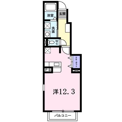 オーシャンヒルⅠ 103【管理NO：1-018001301-01030】 ★家具家電は申し込み後に搬入します★の外観画像