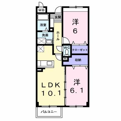 白蔵　Ⅳ 204【管理NO：1-012814701-02040】 ★家具家電は申し込み後に搬入します★の外観画像