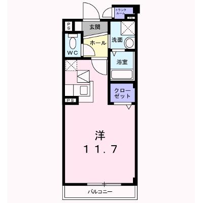 メゾングラシュ　Ⅱ 101【管理NO：1-010791401-01010】 2026年07月上旬入居可能の外観画像