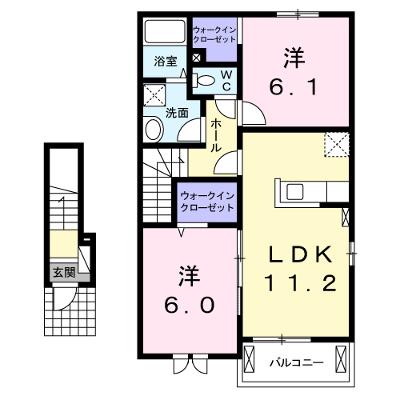 アルモニーⅠ 205【管理NO：1-019287401-02050】 ★家具家電は申し込み後に搬入します★の外観画像