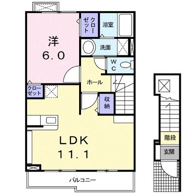 メゾン　コリーヌⅠ 202【管理NO：1-017361601-02020】の外観画像