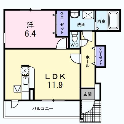 サニー　ＫⅡ 101【管理NO：1-015641002-01010】 ★家具家電は申し込み後に搬入します★の外観画像