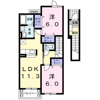 アミティーＫ 202【管理NO：1-013719301-02020】 ★家具家電は申し込み後に搬入します★の外観画像