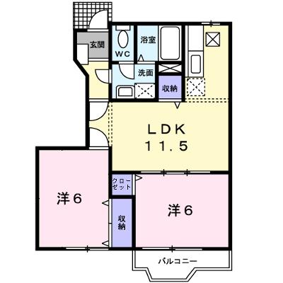 アンソレイエⅡ 102【管理NO：1-012070802-01020】 2026年06月下旬入居可能の外観画像
