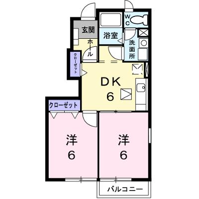 サンパティークＢ 101【管理NO：1-011771502-01010】 ★家具家電は申し込み後に搬入します★の外観画像