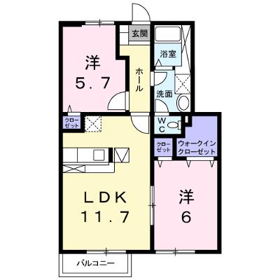 メゾン・リーブルＫ 102【管理NO：1-011389101-01020】 ★家具家電は申し込み後に搬入します★の外観画像